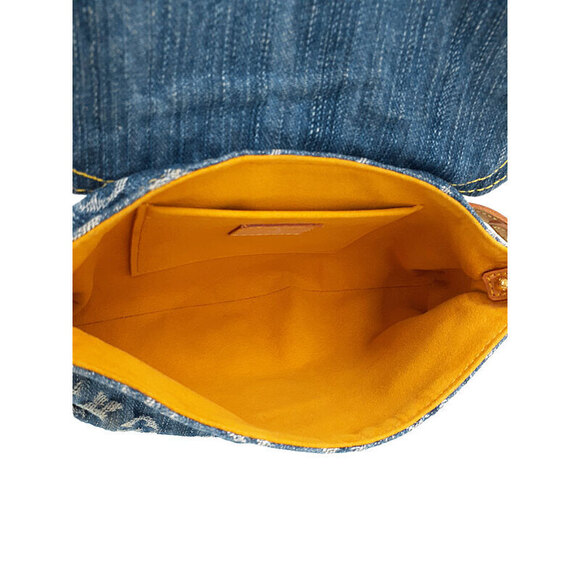 Louis Vuitton Monogram Denim Pleaty Semi Shoulder Bag - Picture 3 of 9